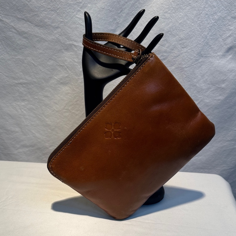 Patricia Nash Tan Leather Men's Clutch
